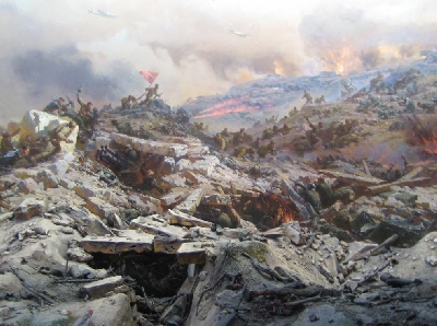 Диорама Штурм Сапун-горы 7 мая 1944 года